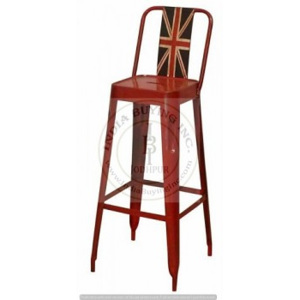 Kovová barová židle Old England 9994