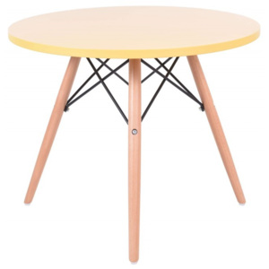 TZB Konferenční stolek Paris 60cm - žlutý