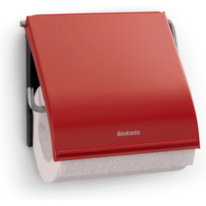 Červený držák na toaletní papír Brabantia Spa