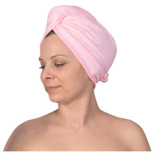 Turban na vlasy růžový ruzova