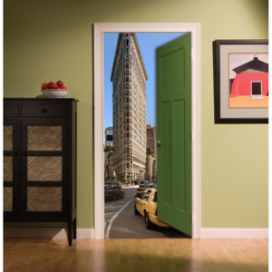 Živá dekorace Dveře - New York (Rozměr: 92x210 cm)