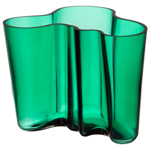 Váza Alvar Aalto Iittala 160 mm smaragdová