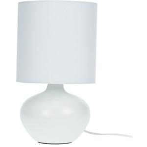 Lampička stolní, keramická - barva bílá