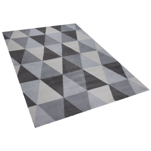 Šedý geometrický koberec 140x200 cm XANTI