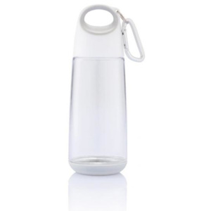 XD DESIGN Bopp Mini lahev s karabinou, bílá průhledná 0,35 L