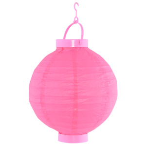 Lampion PARTY LED 30 cm růžový