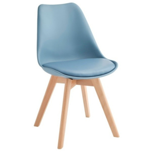 Sada 4 modrých židlí Design Twist Tom