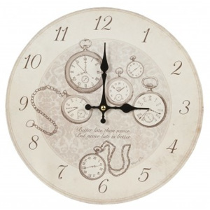 Nástěnné hodiny pocket watches 29cm 1407