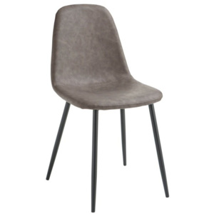 Sada 4 šedých židlí Design Twist Tom
