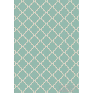 Kusový koberec buklák (boucle) Adria 18KSK | modrý Typ: 120x170 cm