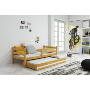 Dětská postel RAFAL 2 + matrace + rošt ZDARMA, 80x190 cm, olše, bílá