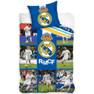 Carbotex bavlna Povlečení Real Madrid Mozaika 140x200 70x90