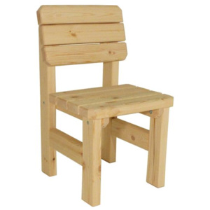 Gaboni TP55481 Zahradní dřevěná židle II. - bez povrchové úpravy