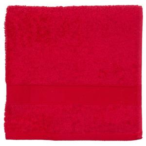 Červený froté ručník Walra Frottier, 50 x 100 cm