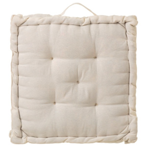 Béžový polštář/podsedák z bavlny Unimasa, 45 x 45 cm