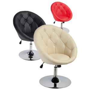 Barové křeslo C881 krém SKLADEM (Luxusní barová židle dostupná v barvě krém)