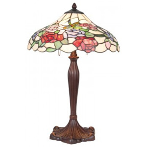 ClayreC Stolní lampa Tiffany Roseraie 5LL-5766