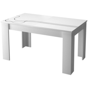 Rozkládací stůl LINO LL 140 - bílá barva