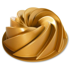 Forma na bábovku Heritage velká zlatá Nordic Ware (Barva- zlatá, litý hliník)