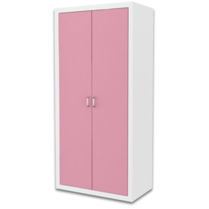 Dětská šatní skříň FILIP, color - růžová barva