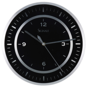 Nástěnné hodiny SEGNALE - kulaté, hliník Ø 30 cm
