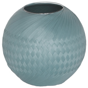 Kulatý květináč/váza/mísa Bowl Handed By (Barva- modrá Stone blue)