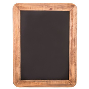 Černá břidlicová tabule v dřevěném rámu Antic Line, 28 x 20,5 cm