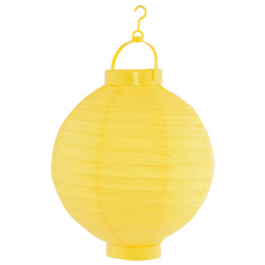 Lampion PARTY LED 30 cm žlutý
