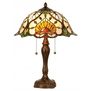 ClayreC Stolní lampa Tiffany Aurillac 5LL-5390