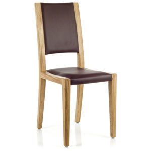 Cuadrado čalouněná jídelní židle, divoký dub (ATCHDC001)