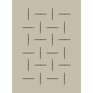 Balta Kusový koberec Floorlux 20008/04 silver-black 060x110 cm