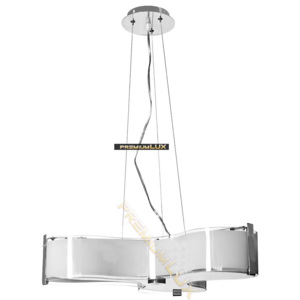 Lampada Designe Stropní závěsné světlo MARGHERITA 350x1500mm 3xE27 sklo, kov