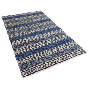 Modrý orientální koberec 80x150 cm - PATNOS
