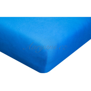 Aaryans Jersey prostěradlo tmavě modré Rozměry: 200 x 220 cm