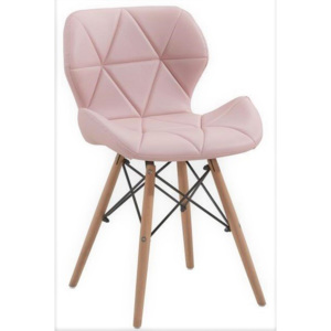 Jídelní židle ELISA, růžová