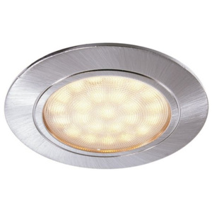 IMPR 920102 LED nábytkové Zápustné svítidlo kartáčovaný hliník 1 9W 12 V kul - LIGHT IMPRESSIONS