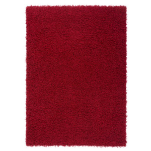 Chlupatý kusový koberec Funky 300 | vínový Typ: 80x150 cm