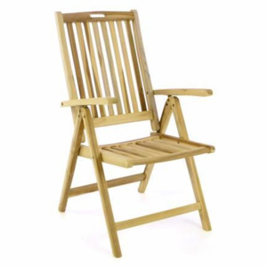 Zahradní skládací židle dřevěná DIVERO - Divero D54742