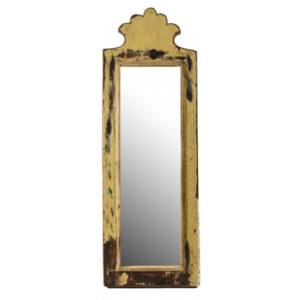 Zrcadlo v rámu z antik dřeva, 16x47x3cm