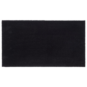 Černá rohožka tica copenhagen Unicolor, 67 x 120 cm
