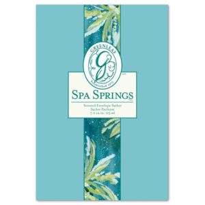 Greenleaf - vonný sáček Spa Springs 115 ml (Vůně svěžích tónů s bergamotem, zelenou mandarinkou v rovnováze s pižmem v elegantním papírovém sáčku Spa Springs.)