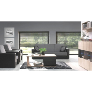 Obývací pokoj Gordia - Sestava G + rozkládací pohovka + 2x křeslo - více barevných kombinacích