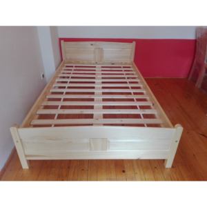 VYVÝŠENÁ borovicová postel JOLANA (160 x 200)
