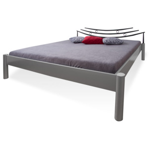 Kovová postel NAN JING Povrchová úprava: na přání dle RAL, Rozměr: 90 x 200 cm