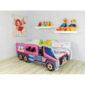 Dětská postel Pony Truck 140x70 (Dětská postel Pony Truck 140x70 bez úložného prostoru)