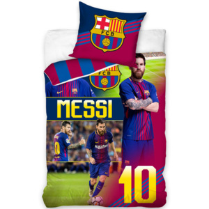 Carbotex povlečení FC Barcelona MESSI bavlna 140x200 70x90