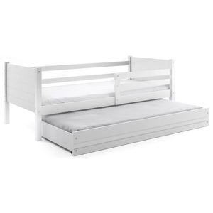 Dětská postel CLARE 2 + matrace + rošt ZDARMA, 80x190, bílý, bílá