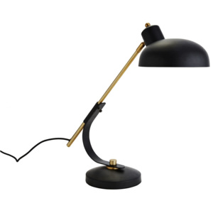 Stolní lampa Matt Black/Brass