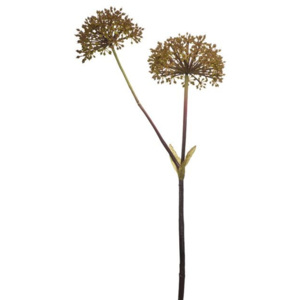 Umělá květina Sia Home Fashion česnek hnědý 45cm