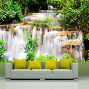 Bimago Fototapeta - Thai waterfall 100x70 cm